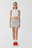 Nora Knit Mini Skirt, GRAVEL GREY - alternate image 4