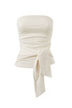 Soft Callie Strapless Tie Top, CREAMY WHITE - example image 5