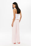 Marley Low Rise Linen Pant, POWDER BLUSH - example image 3