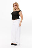 Sienna Ruched Top, BLACK - alternate image 5