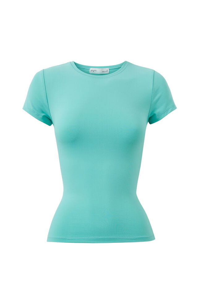 Sleek Shay Short Sleeve Top, JELLY MINT