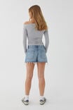 Boyfriend Denim Short, IMPERIAL BLUE - alternate image 2