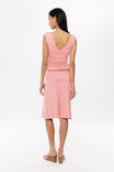 Soft Gina Midi Skirt, SUNSET CORAL - example image 3