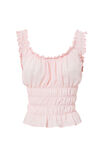 Sienna Ruched Top, GRAPEFRUIT PINK - alternate image 6