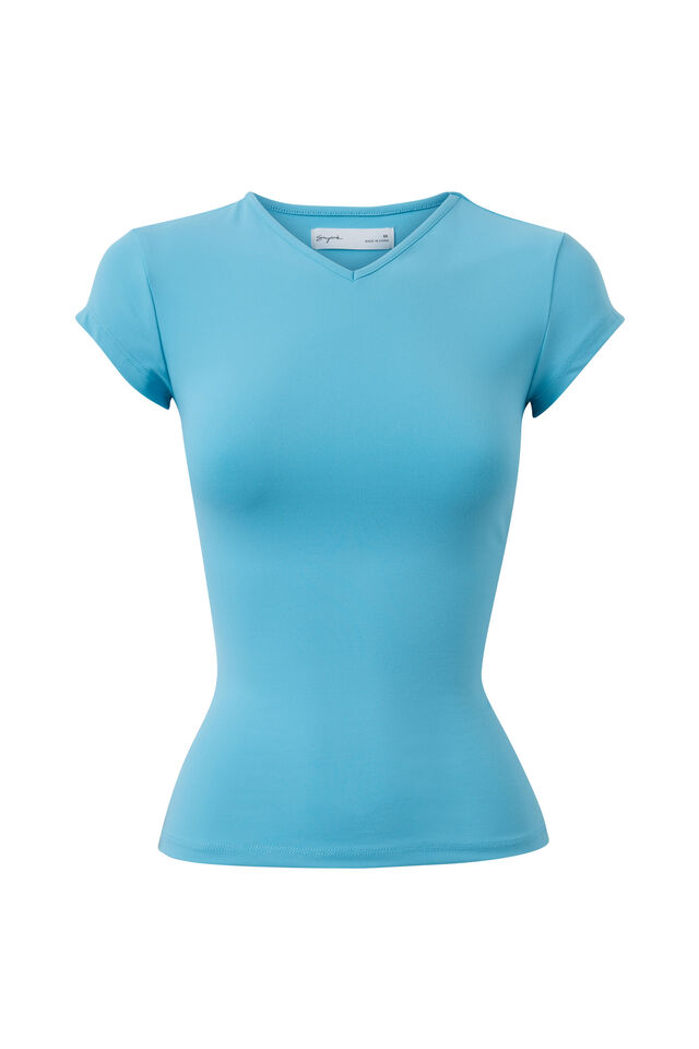 Sleek Maddison Short Sleeve, SEABREEZE BLUE