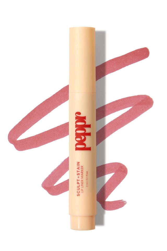 Peppr Beauty Lip Stain, SAUCY