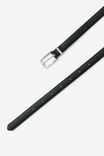 Arlo Classic Belt, BLACK/SILVER - example image 2