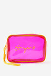 Jelly Cosmetic Case, Y2K PINK - example image 1