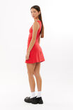 Maya A-Line Mini Dress, SCARLETT RED - alternate image 3
