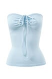 Sadie Strapless Top, DAYLIGHT BLUE - example image 5
