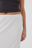 Skylar Satin Maxi Skirt, MERINGUE WHITE - alternate image 4