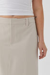 Chloe Tailored Maxi Skirt, CANVAS BEIGE - alternate image 4
