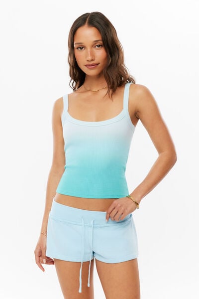 Zola Y2k Booty Short, GLASSY BLUE/2002