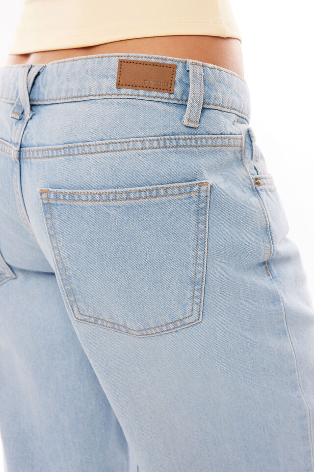 Ultra Low Rise Baggy Jean, PRETTY BLUE WASH