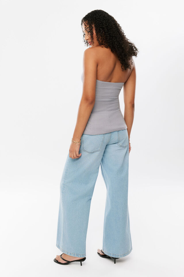 Vikki Tailored Top, DOVE GREY MARLE