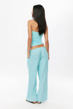 Soft Callie Strapless Tie Top, GLOSSY AQUA - example image 3