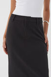 Chloe Tailored Maxi Skirt, BLACK - alternate image 5