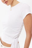 Gemma Short Sleeve, WHITE - example image 2