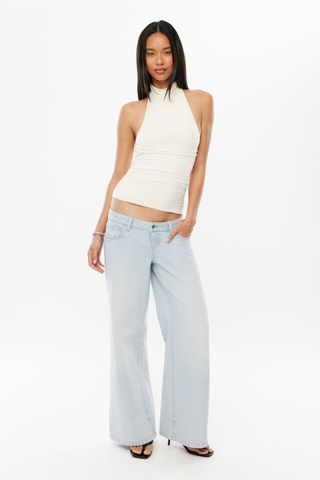 Emelia Cowl Halter, SOFT ECRU