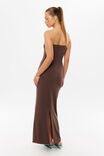 Gemma Strapless Maxi Dress, BAKED BROWN - example image 3