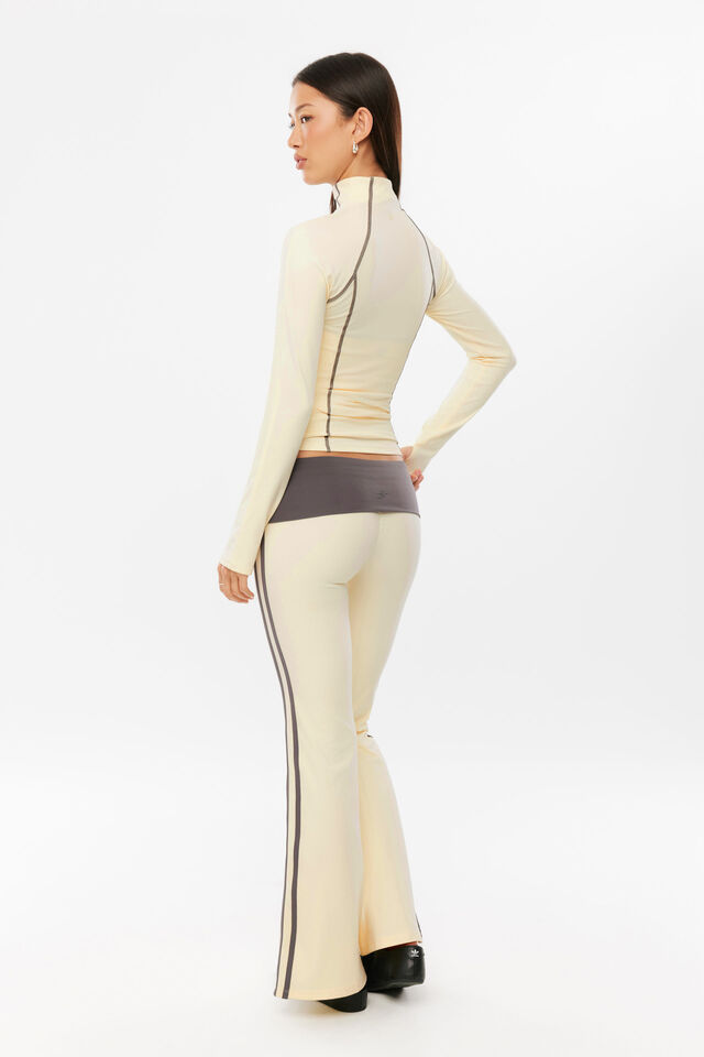 Tori Zip Through Active Jacket, ZESTY YELLOW / CHROME GREY