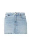 Maya Denim Mini Skirt, L.A. BLUE - alternate image 6