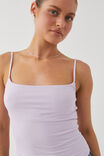 Luxe Strappy Cami, LIGHT LILAC - alternate image 4