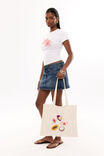 Harlow Flower Graphic T Shirt, WHITE/FLOWER - example image 5