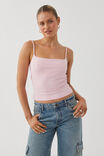 Luxe Strappy Cami, BABY PINK - alternate image 4