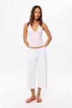 Diva Low Rise Active Capri, CLOUD WHITE/PLATINUM GREY - example image 2