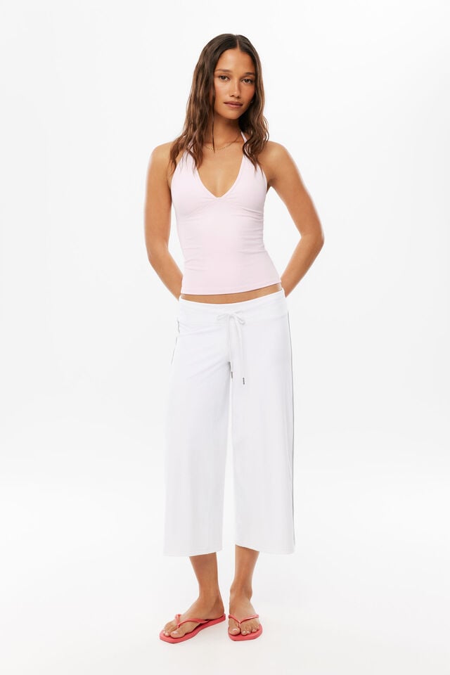Diva Low Rise Active Capri, CLOUD WHITE/PLATINUM GREY