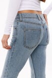 Low Rise Stretch Flare Jean, CLOUDY BLUE - alternate image 6