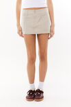 Eden Cargo Mini Skirt, CANVAS BEIGE - alternate image 2