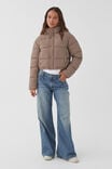 Recycled Puffer Jacket, MINK BROWN - alternate image 5
