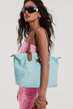 Astrid Shoulder Bag, GLOSSY AQUA - example image 1
