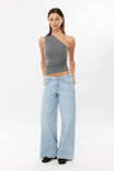 Sleek Lucinda Asym Top, METRO GREY - example image 2