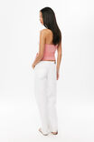 Soft Callie Strapless Tie Top, SUNSET CORAL - example image 3
