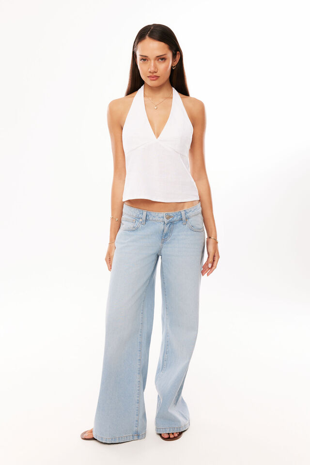 Calista Halter Top, SUMMER WHITE