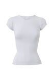 Sleek Maddison Short Sleeve, WHITE - example image 5
