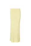Soft Twist Maxi Skirt, GOLDEN BUTTER - alternate image 6