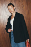 Vienna Baggy Blazer, BLACK - alternate image 4