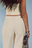 Low Rise Baggy Jean, BUTTERCREAM - example image 2