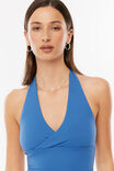 Sleek Tonya Halter Top, HAMPTONS BLUE - example image 4