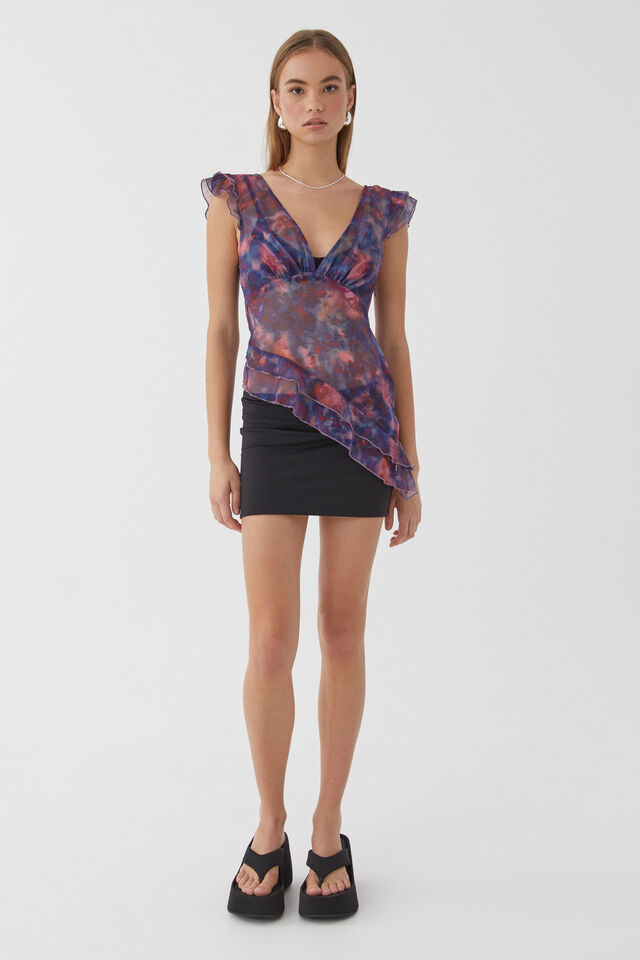 Lilly Sleeveless Top, VERONA FLORAL