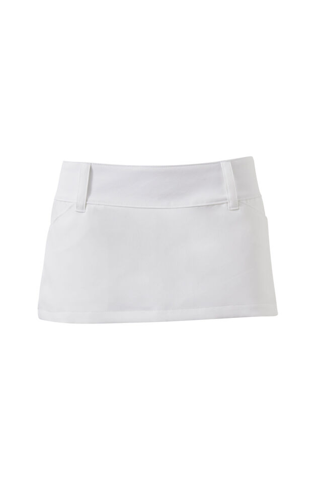 Thea Tailored Mini Skort, CLOUD WHITE