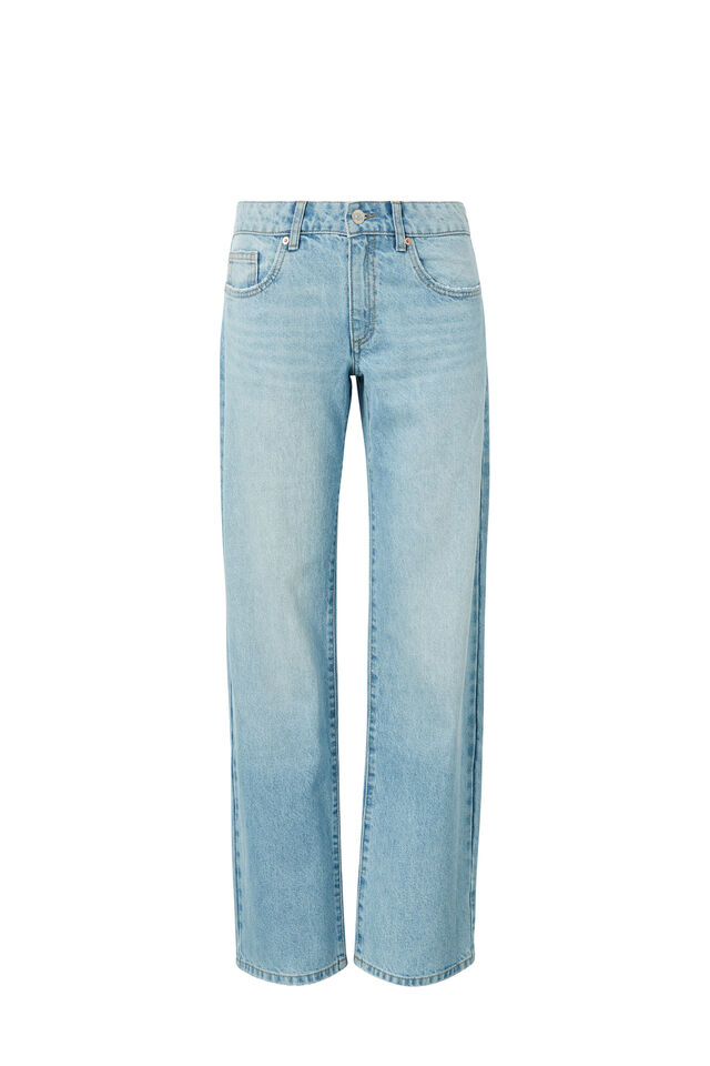 Low Rise Straight Jean, BARCELONA BLUE