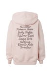 Paige Oversized Printed Hoodie, GLOSS PINK/AMORE - alternate image 6