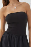 Eva Strapless Midi Dress, BLACK - alternate image 4