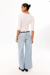 Soft Gabriel 3/4 Sleeve Top, POWDER BLUSH - example image 4
