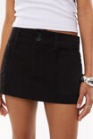 Eden Cargo Mini Skirt, BLACK - alternate image 4